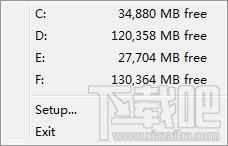 Disk Free Monitor,Disk Free Monitor下载,显示磁盘可用空间工具