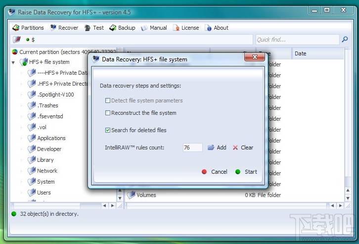 Raise Data Recovery for HFS+,Raise Data,HFS+文件反删除程序
