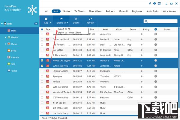 FonePaw iOS Transfer,IOS系统文件转移