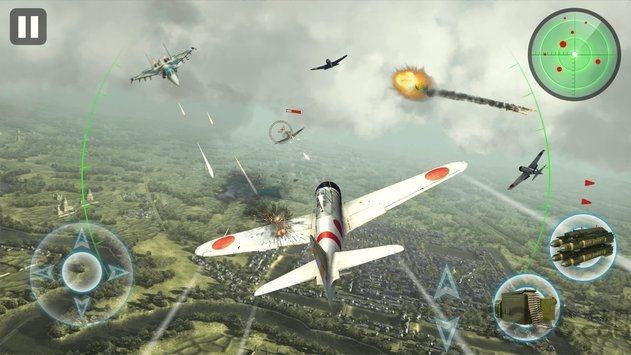 空中雷霆战争最新版下载,空中雷霆战争,空战游戏,战争游戏