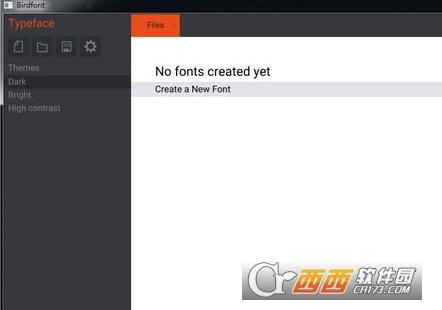 birdfont字体编辑器,字体.